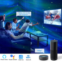 Load image into Gallery viewer, Smart Night Light Aurora Galaxy Projector LED Rotate Bluetooth Speaker Sky Projection Lamp
