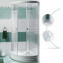Load image into Gallery viewer, Shower Screen Seal Strip PVC Door Bath Shower Seal Strips for 6mm Glass 13-23mm Gap Glue-free Waterproof
