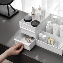 Load image into Gallery viewer, Makeup Organizer for Cosmetic Large Capacity Cosmetic Storage Box Organizer Desktop Jewelry Nail Polish Makeup Drawer Container
