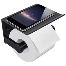 Load image into Gallery viewer, Wall Mounted Bathroom Toilet Roll Paper Shelf Holder Racks Toilet Roll Stand Phone

