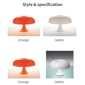 Italy Designer Led Mushroom Table Lamp for Bedroom  Decoration Lighting