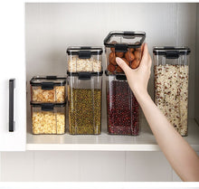 Load image into Gallery viewer, Food Storage Kitchen Container Plastic Box Jars for Bulk Cereals Kitchen Organizers for Pantry Organizer Jars With Lid Home
