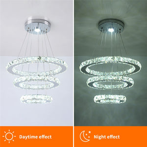 Modern K9 Crystal Led Chandelier Lights Home Lighting Chrome Lustre Chandeliers Ceiling Pendant Lamp