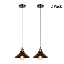 Load image into Gallery viewer, Industrial Retro Iron Interior Decoration LED E27 Pendant Light for Bedroom Kitchen Restaurant Bar
