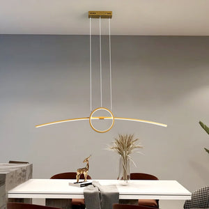 L100CM New Creative Modern LED Pendant Lights HLanging Pendant Lamp For Dining Room Living Room