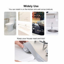Load image into Gallery viewer, 3.2 M White Bathroom Shower Sink Bath Sealing Strip Tape White PVC Self-Adhesive Waterproof Wall stickers
