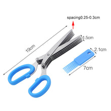 Load image into Gallery viewer, Kitchen Scissors Knife Barbecue Picnic Multifunctional Tools Accessories Stainless Steal
