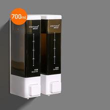Load image into Gallery viewer, Shampoo Dispenser Wall Soap Dispenser Shower Dispenser Chrome Finish Square Liquid Soap
