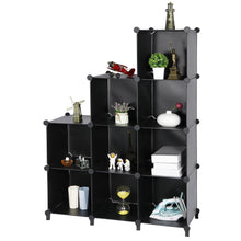 Load image into Gallery viewer, 9-Cube Closet Organizer Storage Shelves Cubes Organizer DIY Cabinet Book Shelf
