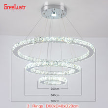 Load image into Gallery viewer, Modern K9 Crystal Led Chandelier Lights Home Lighting Chrome Lustre Chandeliers Ceiling Pendant Lamp
