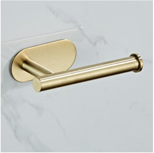 Brushed Gold Bathroom Hardware Set Robe Hook Towel Bar Toilet Paper Holder Bath Bathroom Accessories