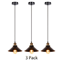 Load image into Gallery viewer, Industrial Retro Iron Interior Decoration LED E27 Pendant Light for Bedroom Kitchen Restaurant Bar
