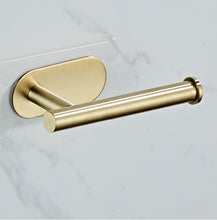 Load image into Gallery viewer, Brushed Gold Bathroom Hardware Set Robe Hook Towel Bar Toilet Paper Holder Bath Bathroom Accessories
