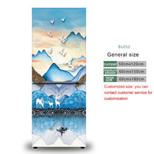Load image into Gallery viewer, 28 Styles For Choice Beach Scenery Refrigerator Sticker Peel &amp; Stick Waterproof Double Door Freezer Cupboard Decor Art Mural
