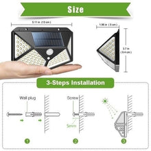 Load image into Gallery viewer, Solar Light Outdoor 2000W Street Wall Lamp LED Motion Powered Sensor PIR with Remote Control
