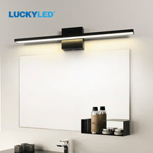 Load image into Gallery viewer, Led Wall Light Decor 60CM AC85-265V Black Nordic Minimalist Wall lamp Vintage for Bathroom
