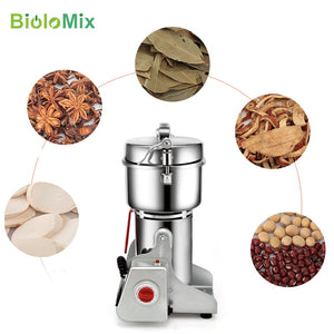 BioloMix 800g 700g Grains Spices Hebals Cereals Coffee Dry Food Grinder Mill