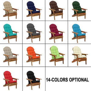 Waterproof Seat Back Cushion Pad With Ties Rocking Chair Cushions Pillow Soft