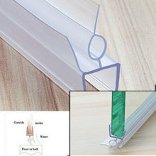 Load image into Gallery viewer, Shower Screen Seal Strip PVC Door Bath Shower Seal Strips for 6mm Glass 13-23mm Gap Glue-free Waterproof
