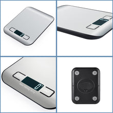 Load image into Gallery viewer, Kitchen Scale Stainless Steel Weighing For Food Diet Postal Balance Measuring LCD Precision Electronic Scales
