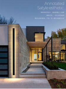 LED Outdoor Long Wall Light Modern Waterproof IP65 villa Porch Garden patio