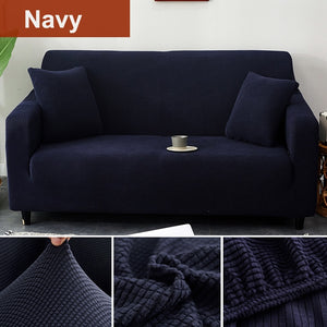 Sofa Cover for Living Room Thick Elastic Polar Fleece Cover for Sofa Couch