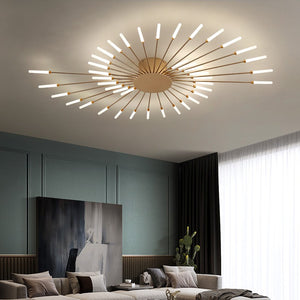 LED Lights Nordic Chandelier for Living Dining Room Bedroom Home Decoration Luxury Gold Or Black Modern Creative Hanging Lights