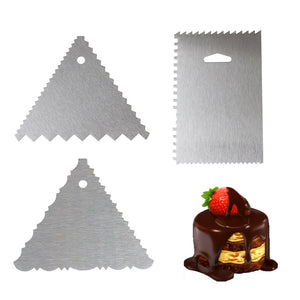 6Pcs/set Turntable Cake Decoration Accessories Set Rotating Cake Stand Tools Metal Stainless Steel Pastry r