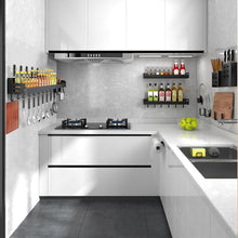 Load image into Gallery viewer, Joybos Multipurpose Kitchen Rack Wall-mounted Aluminum Kichen Organizer Spices Rack Kitchen Utensils Organizer
