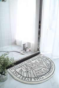 Non-Slip Bath Mat Absorbent Carpets INS Style Doormat  Entrance Mats Balcony Porch Area Rugs Living Room Bathroom Alfombra