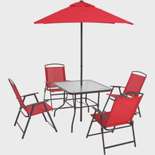 Load image into Gallery viewer, Mainstays Albany Lane 6 Piece Outdoor Patio Dining Set,
