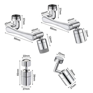 1440° Swivel Faucet Aerator Extender Kitchen Sink Aerators with 2 Modes Anti Splash Filter Faucet
