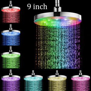 LED Shower Head Digital Shower Filter Temperature Control 3 Spraying Mode Shower Sprayer Water