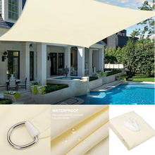 Load image into Gallery viewer, Sun Shade Sail Waterproof Rectangle 4x3M/3x2M Gazebo Canopy for Outdoor Home Lawn Patio Yard
