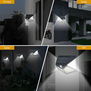 2/4/6/8Pcs 100 LED Solar Wall Lights Outdoor Solar Lamp PIR Motion Sensor Solar Powered Sunlight Street Light