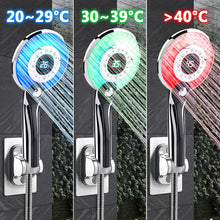Load image into Gallery viewer, LED Shower Head Digital Shower Filter Temperature Control
