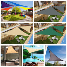Load image into Gallery viewer, Triangle Sun Shade Sail 98%UV Resistant Waterproof Awning Outdoor Patio Garden Lawn Backyard Sun Shelter

