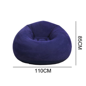 New Lazy Inflatable Sofa Chairs Large Tatami Pvc Leisure Lounger Couch Seat Living Room Dormitory Furniture