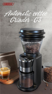 HiBREW Automatic Burr Mill Coffee Grinder with 34 Gears for Espresso Turkish Coffee