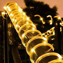 Load image into Gallery viewer, 32m Solar Powered Rope Strip Lights Waterproof Tube Rope Garland Fairy Light Strings for Outdoor Indoor Garden Decor
