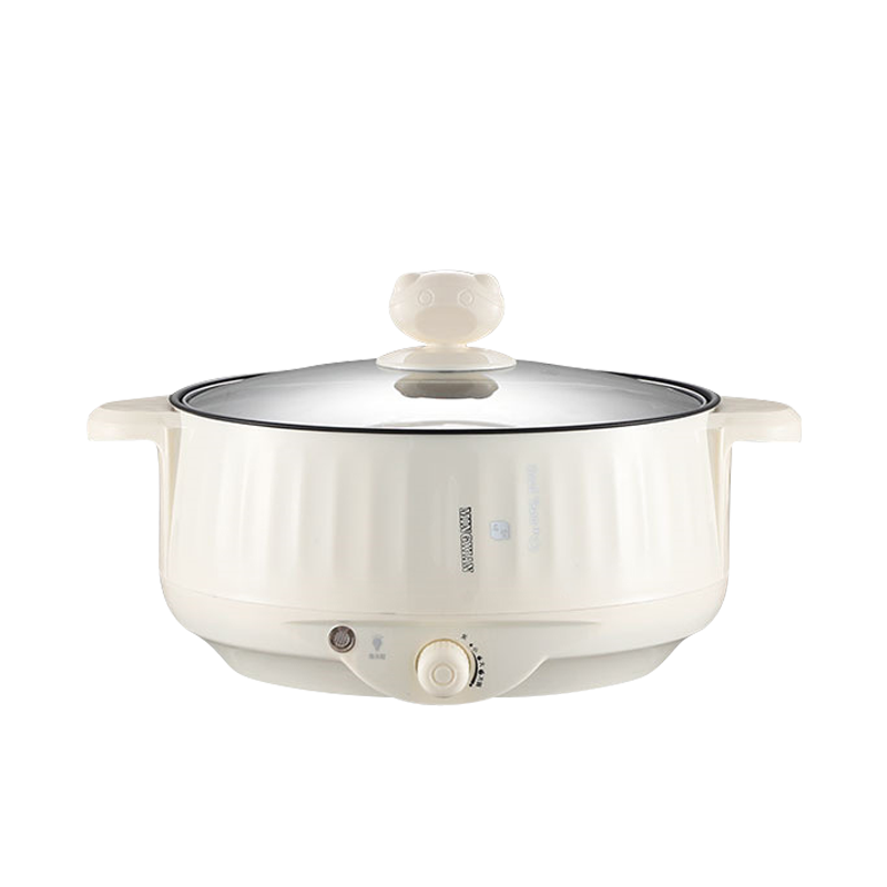 1.7L Electric Rice Cooker Single/Double Layer Household Non-stick Pan Hotpot Noodles Soup MultiCooker