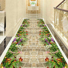 Load image into Gallery viewer, 3D Adventure Glass Bridge Promenade Carpet Bedroom Kitchen Carpet
