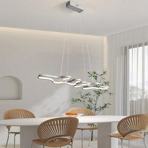 Work With Smart Home Alexa Google Home Modern LED Chandelier For Living Dining Room