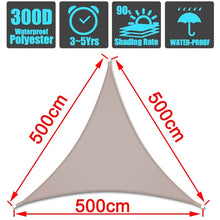 Load image into Gallery viewer, 300D Waterproof Outdoor Awning UV Proof Shade Tarp Oxford Cloth Sunscreen and Rain Cover for Garden Patio
