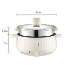 Load image into Gallery viewer, 1.7L Electric Rice Cooker Single/Double Layer Household Non-stick Pan Hotpot Noodles Soup MultiCooker
