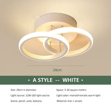 Load image into Gallery viewer, Modern LED Aisle Ceiling Lights Nodic Home Lighting Led Surface Mounted for Bedroom Living Room Corridor Light Balcony Lights
