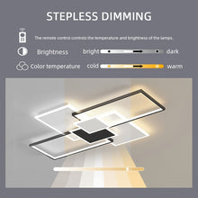 Load image into Gallery viewer, LED Square Chandeliers Ceiling Light for Living Room Home Decor Fixtures
