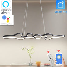 Load image into Gallery viewer, Work With Smart Home Alexa Google Home Modern LED Chandelier For Living Dining Room

