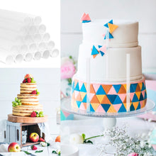 Load image into Gallery viewer, 20Pcs Cake Dowels White Plastic Cake Support Rods cake tool Straws 9.4/11.8&quot; Length cake stand
