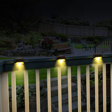 Load image into Gallery viewer, 1/4/8/16/20pcs LED Solar Stair Lamp IP66 Waterproof Outdoor Garden Pathway Yard Patio Stairs Steps Fence Lamps Solar Night Light
